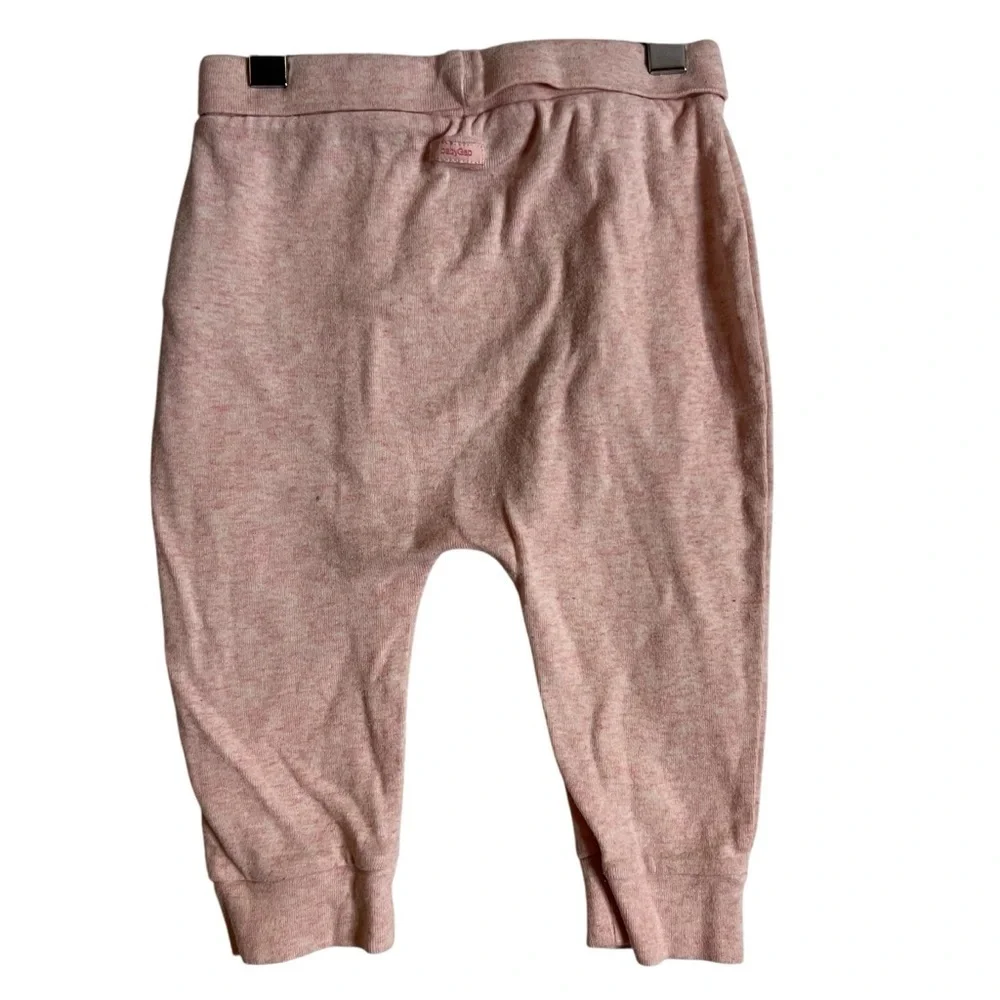 Baby Gap Organic Cotton Panda Pants Soft Pink Size 6-12 months